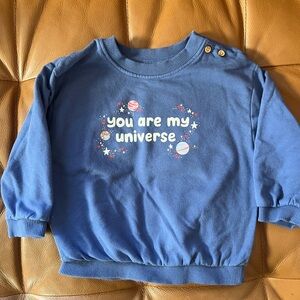 Cat & Jack Blue Kids Sweatshirt - 'You Are My Universe'